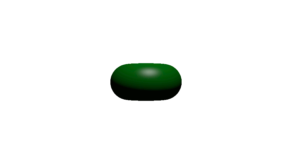 Bild Ein Torus den man von oben und der Seite sieht.